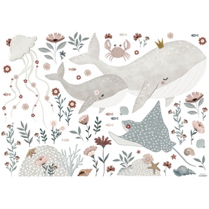 Planche De Stickers Decor L - Under The Sea Lilipinso