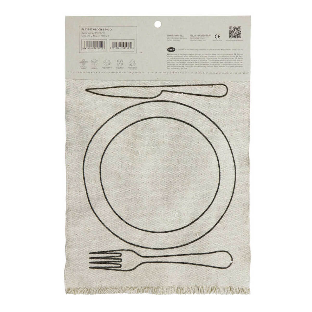 Playset Veggies Taco LITTLE CHEF Lorena Canals