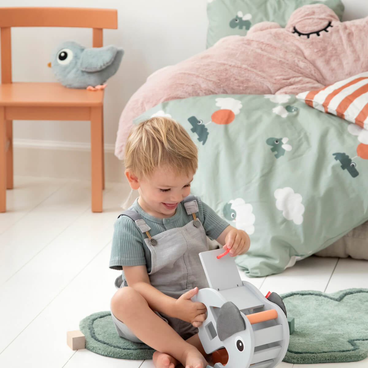 Plüsch Pequeña Birdee Azul Done by Deer