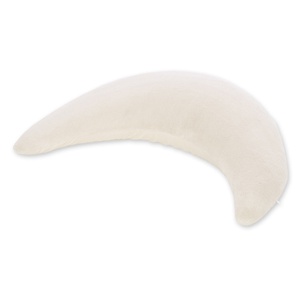 Plüschmond mit Frotteebezug 140x27cm Theraline cream