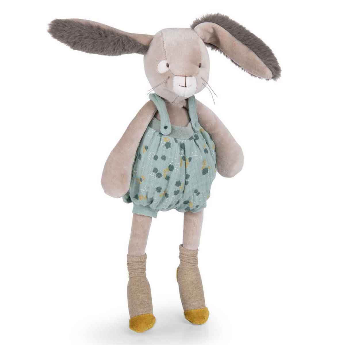 Plüschtier Hase TROIS PETITS LAPINS Moulin Roty Salbei