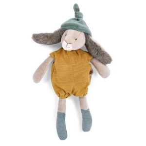 Plüschtier kleines Hase TROIS PETITS LAPINS Moulin Roty ocre