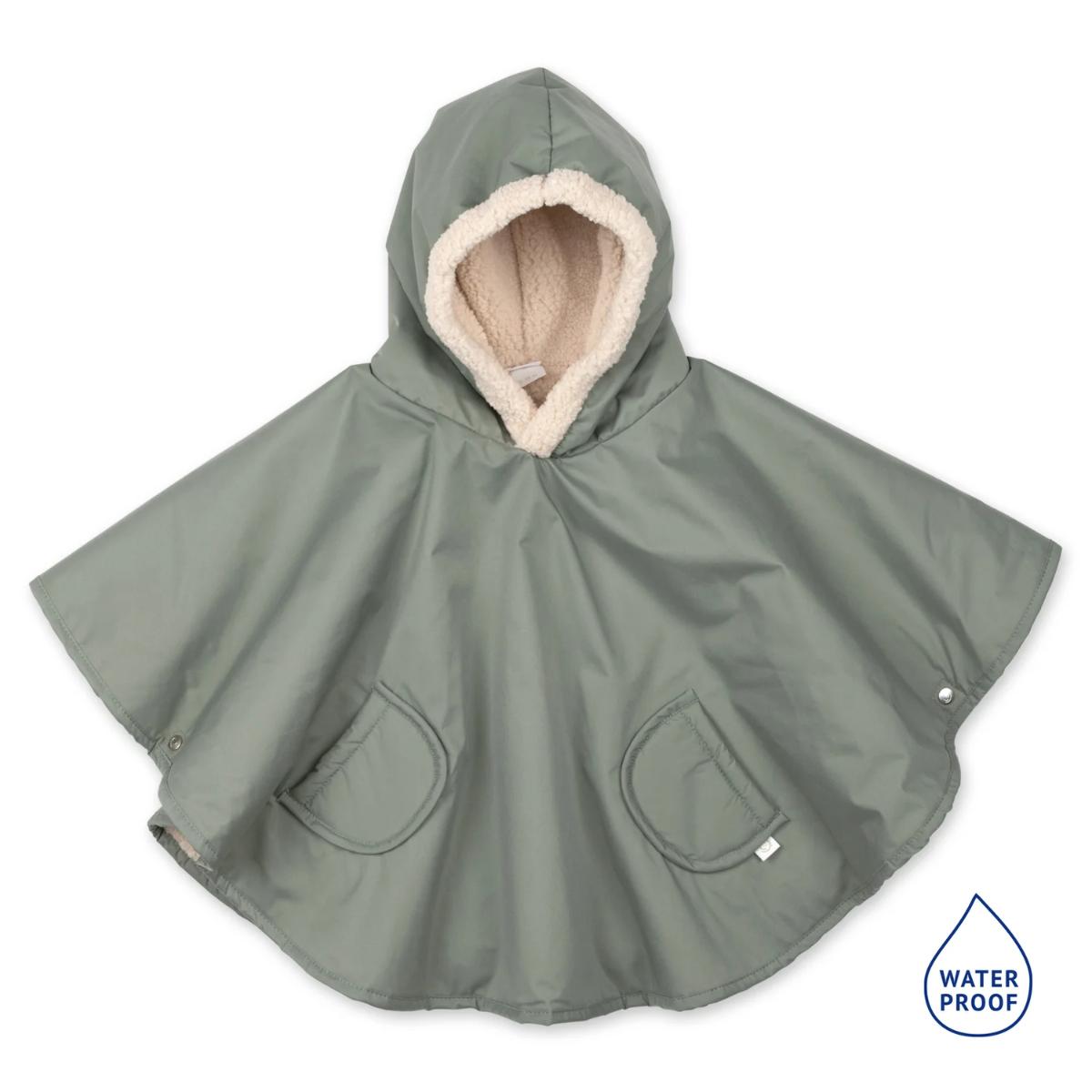 Poncho TEDDY + Bemini coated green 78