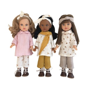 Poppe 40cm SASHA Bobble blumen rosa