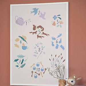 Poster, numbers, Daydream Sebra