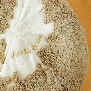 Pouf 45x50cm WELTKARTE Rugcycled Lorena Canals