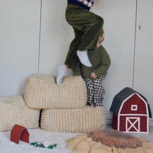 Pouf Heuballen 52x30x30cm Lorena Canals