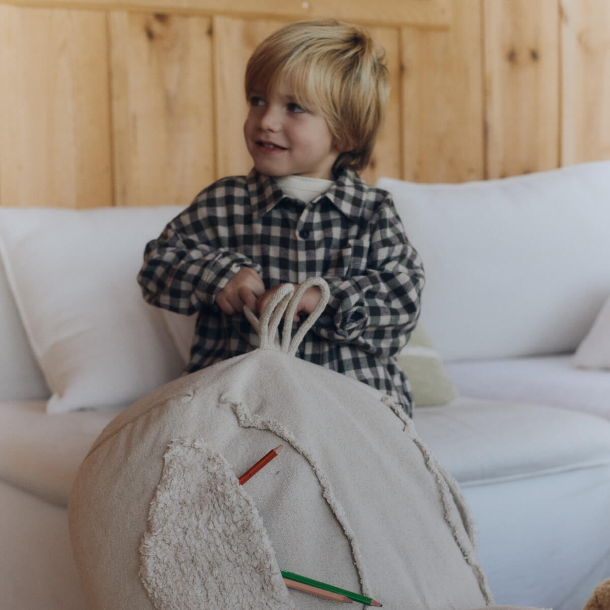 Pouf Huhn 60x40x44cm Lorena Canals