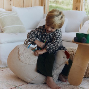 Pouf Huhn 60x40x44cm Lorena Canals