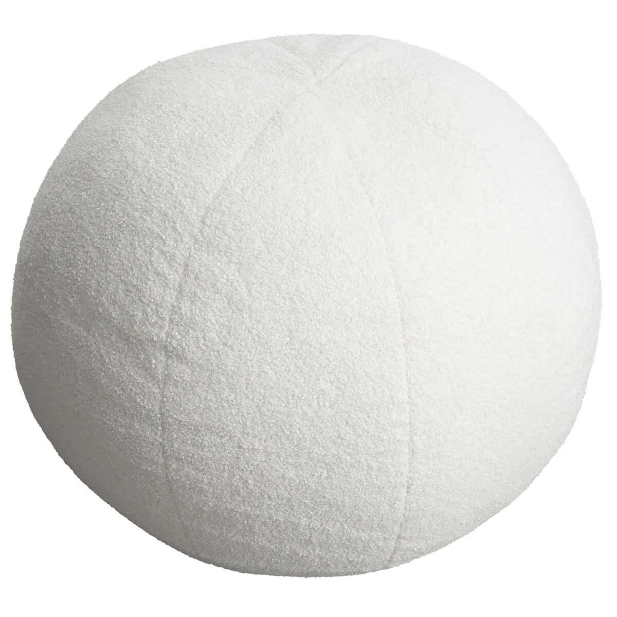 Pouf rund Lifetime Kidsrooms Teddy Cream