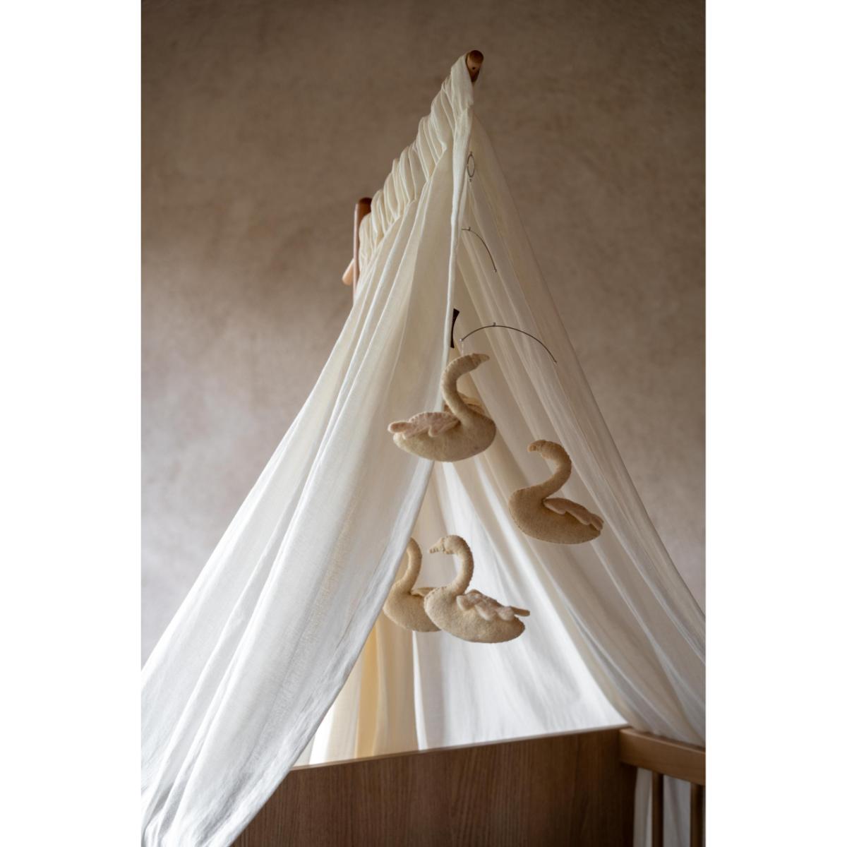 Pour Support En Bois VOILE Quax Ecru