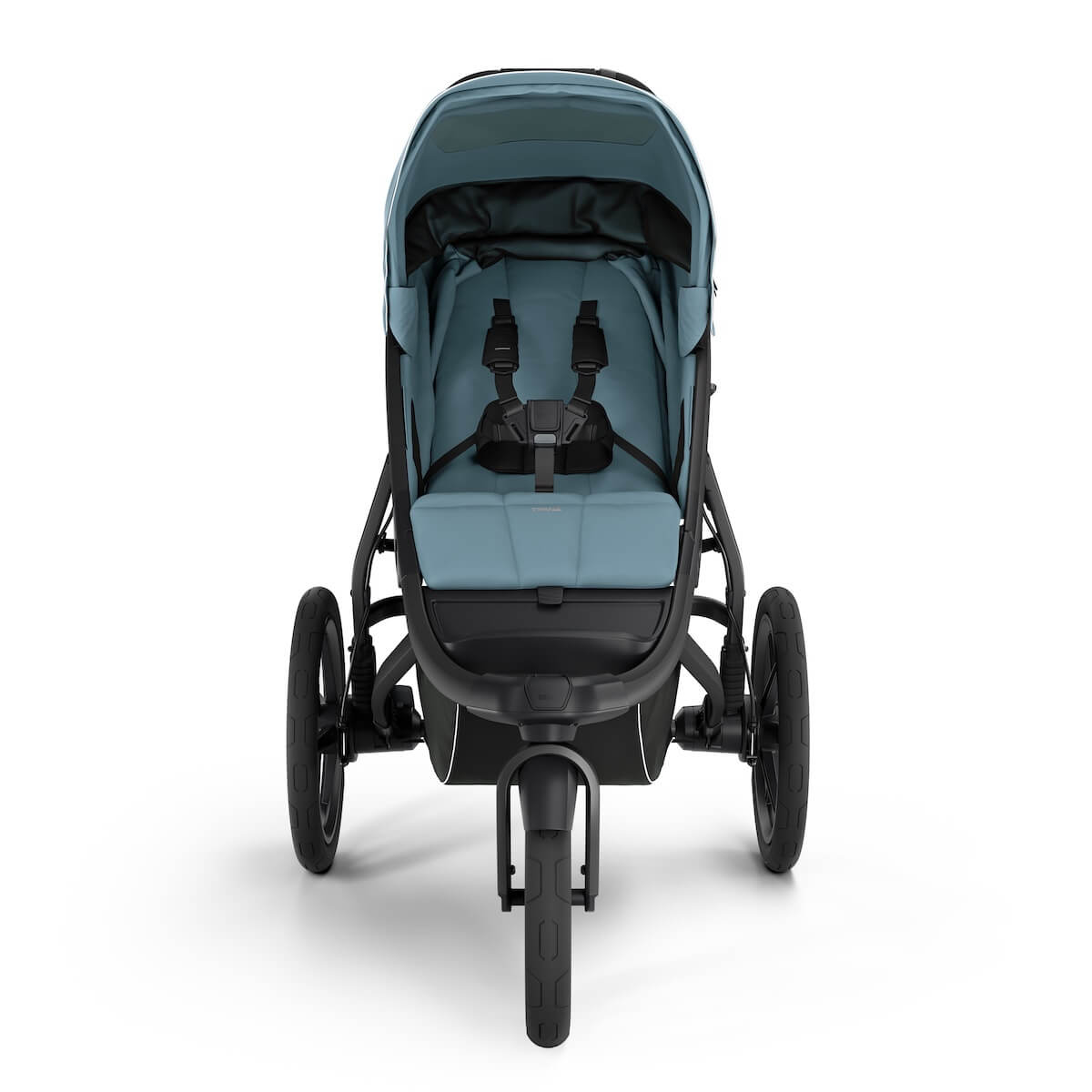 Poussette Urban Glide 3 Thule Mid Blue magnetic buckle