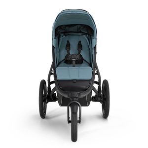 Poussette Urban Glide 3 Thule Mid Blue magnetic buckle