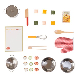 Professioneller Spielzeugkoffer mit 26 Koch-Accessoires Eurekakids