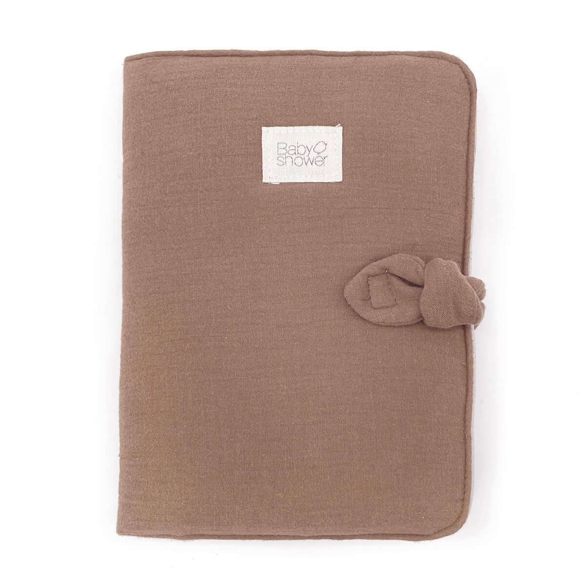 Protège carnet santé Babyshower caramel glacé