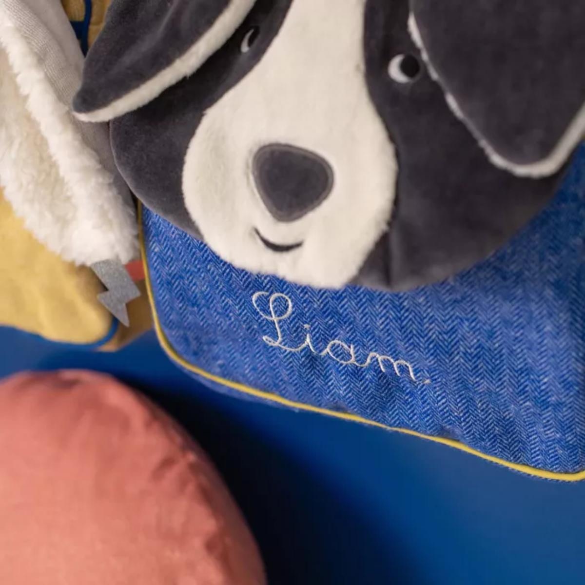 Puce & Pilou Moulin Roty Blue Puce Rucksack