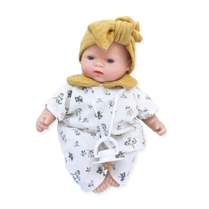 Puppe 26 cm Nina FLOWERS weiß