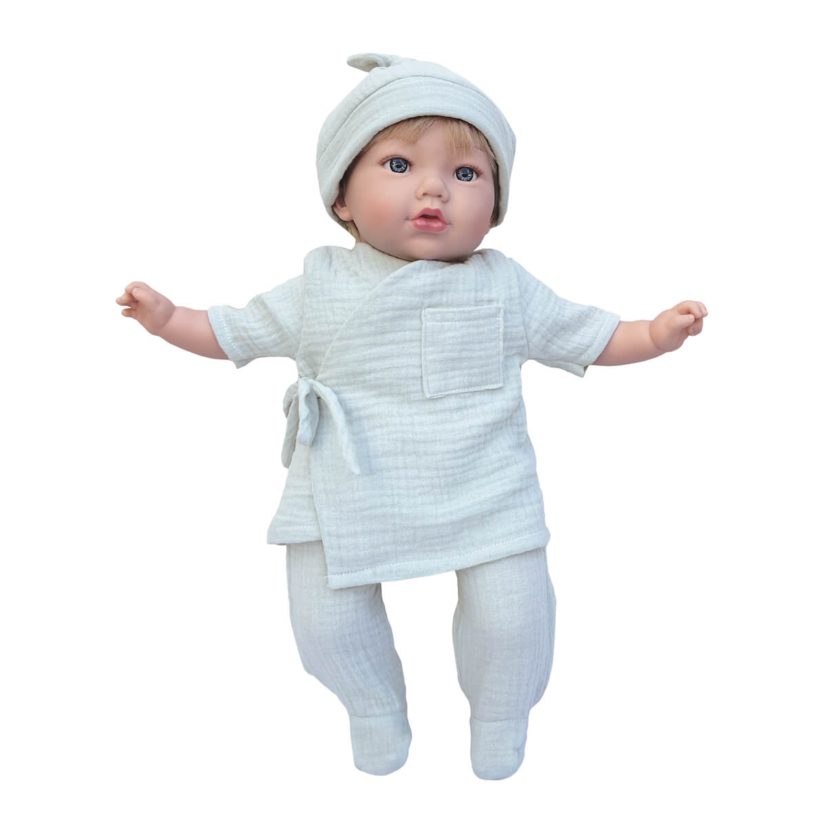 Puppe 42 cm Jim BOBBLE grün