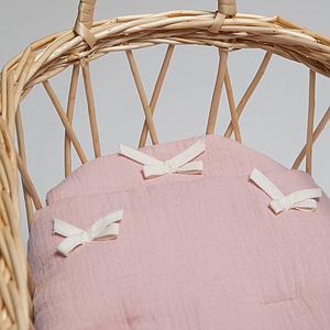 Puppenbettdecke und Kissen BOBBLE rosa