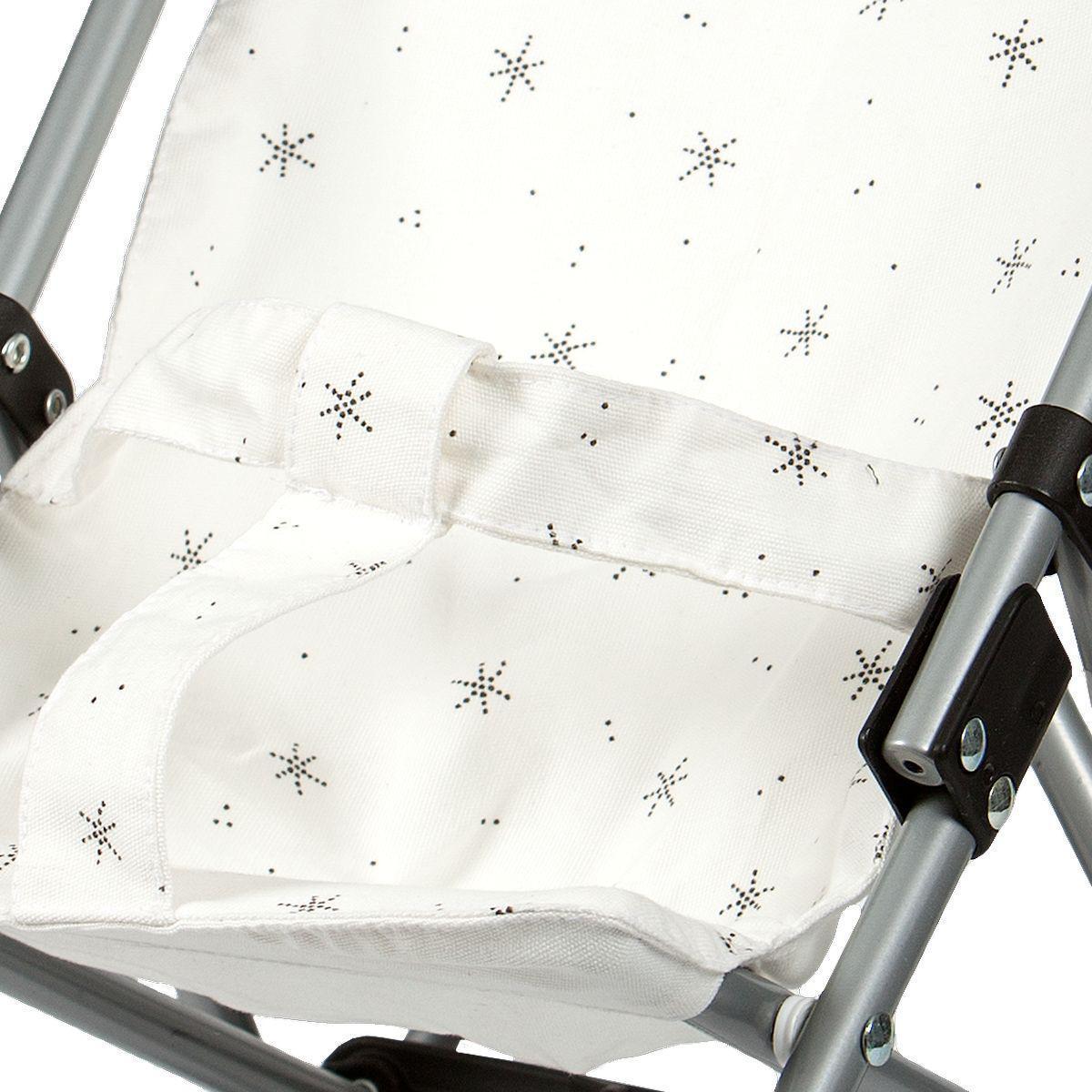 Puppenbuggy STARS weiß
