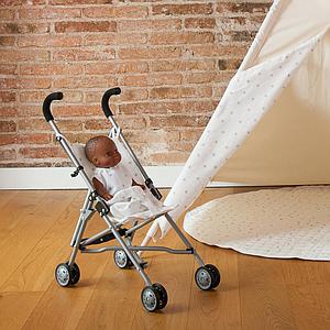 Puppenbuggy STARS weiß
