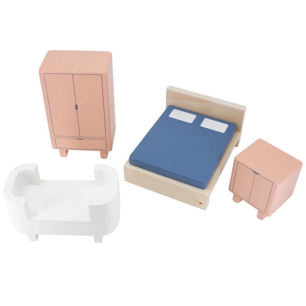 Puppenhaus Schlafzimmer Sebra 