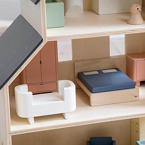 Puppenhaus Schlafzimmer Sebra 