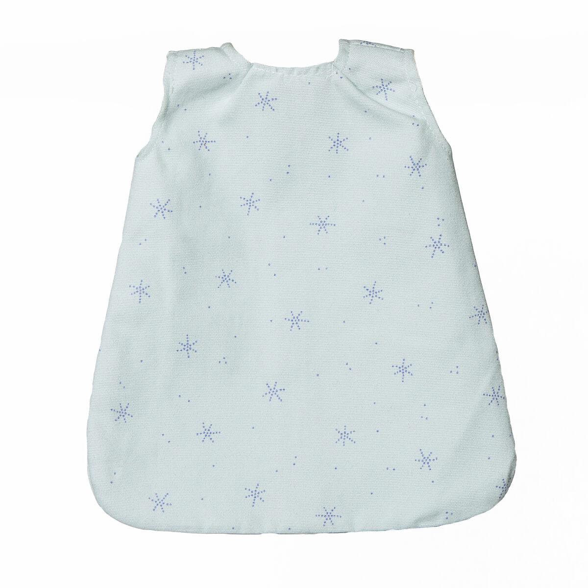 Puppenschlafsack STARS grün