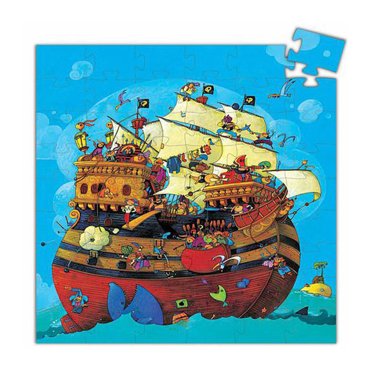 Puzzle Barbarossa's Boot 54 Teile Djeco