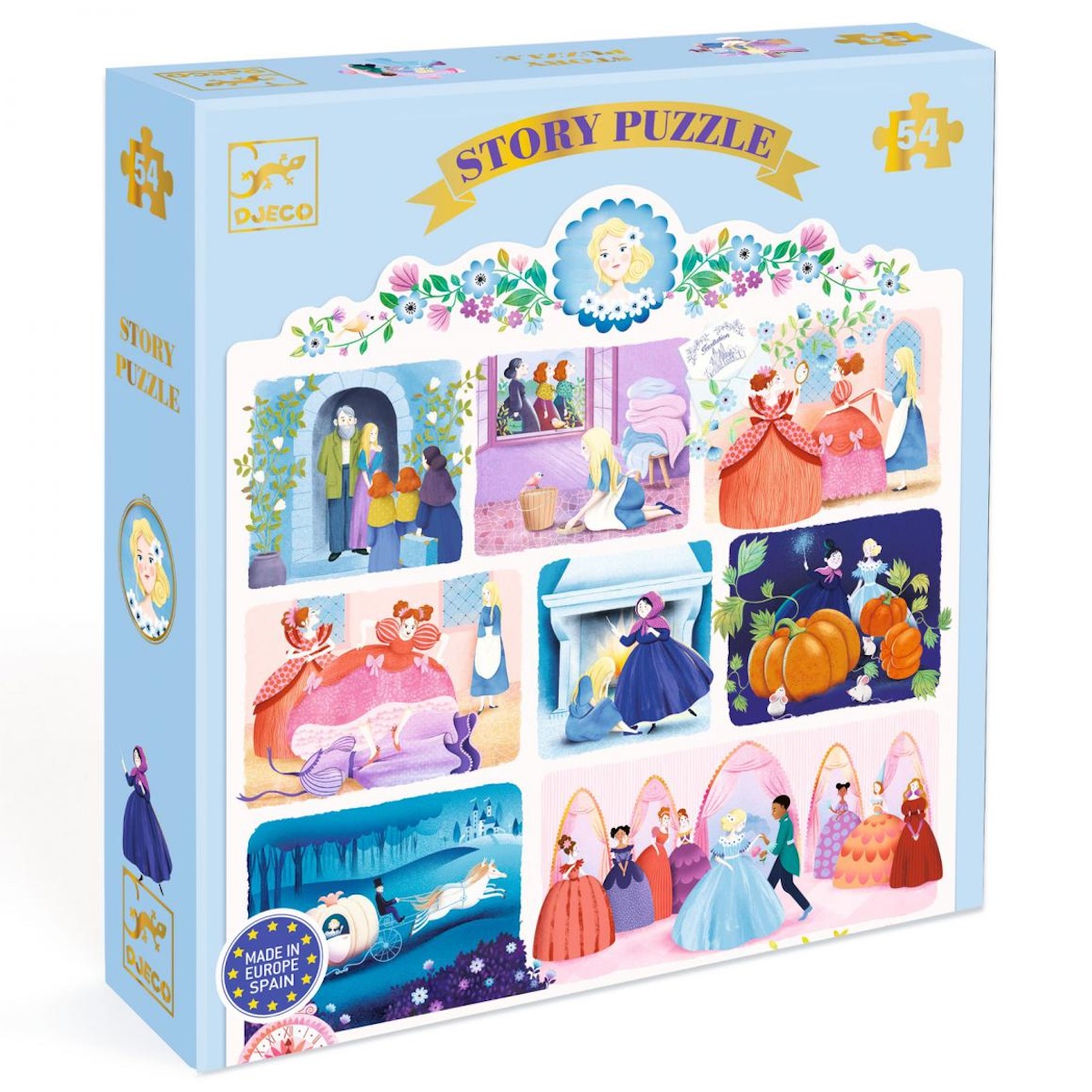 Puzzle Cinderella 54 Teile Djeco