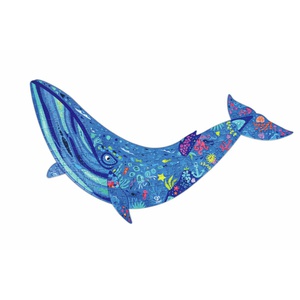 Puzzle de Suelo Brillante Ballena Hape