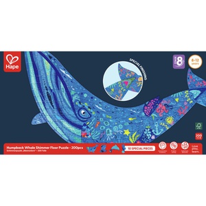Puzzle de Suelo Brillante Ballena Hape