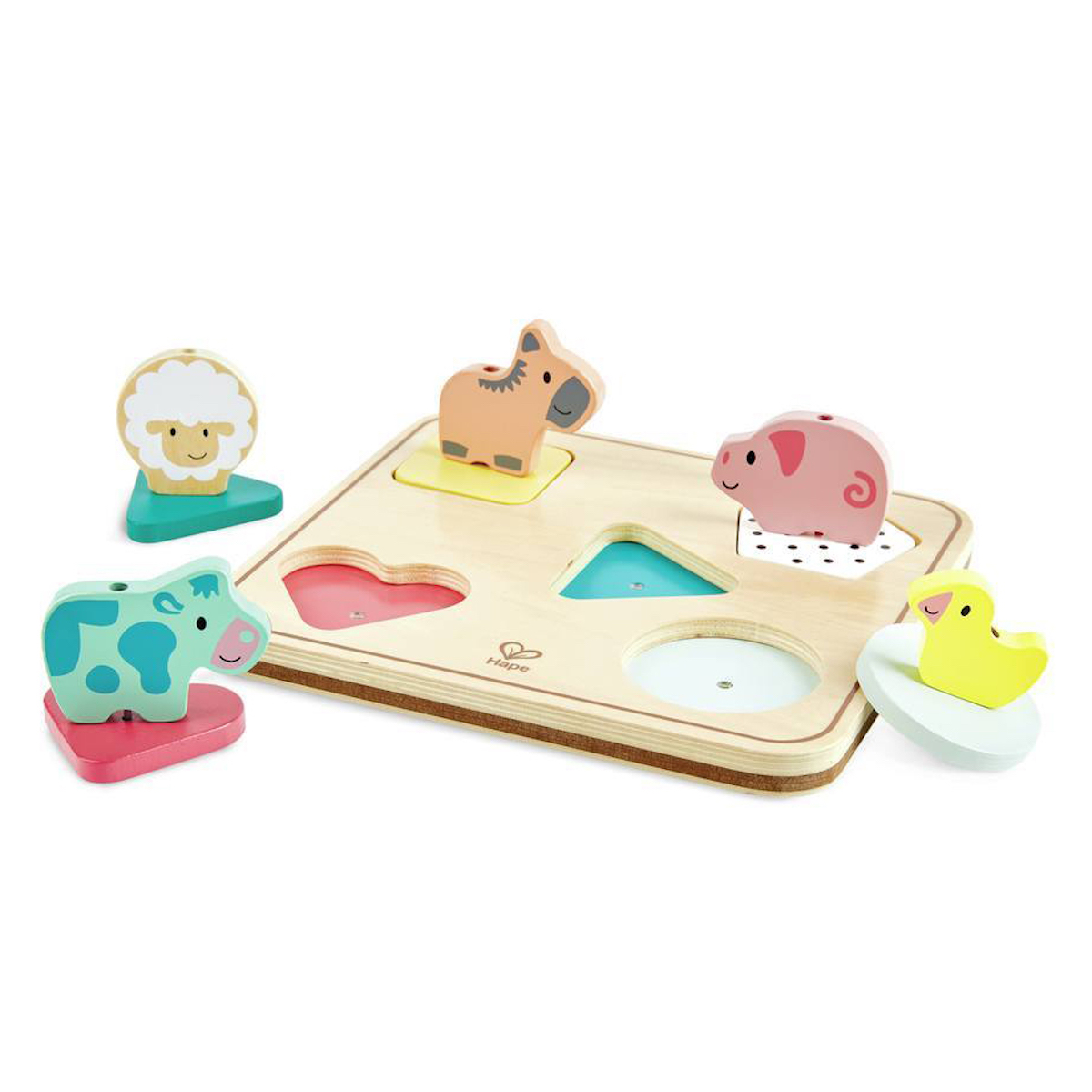 Puzzle Tiergeräusche Hape