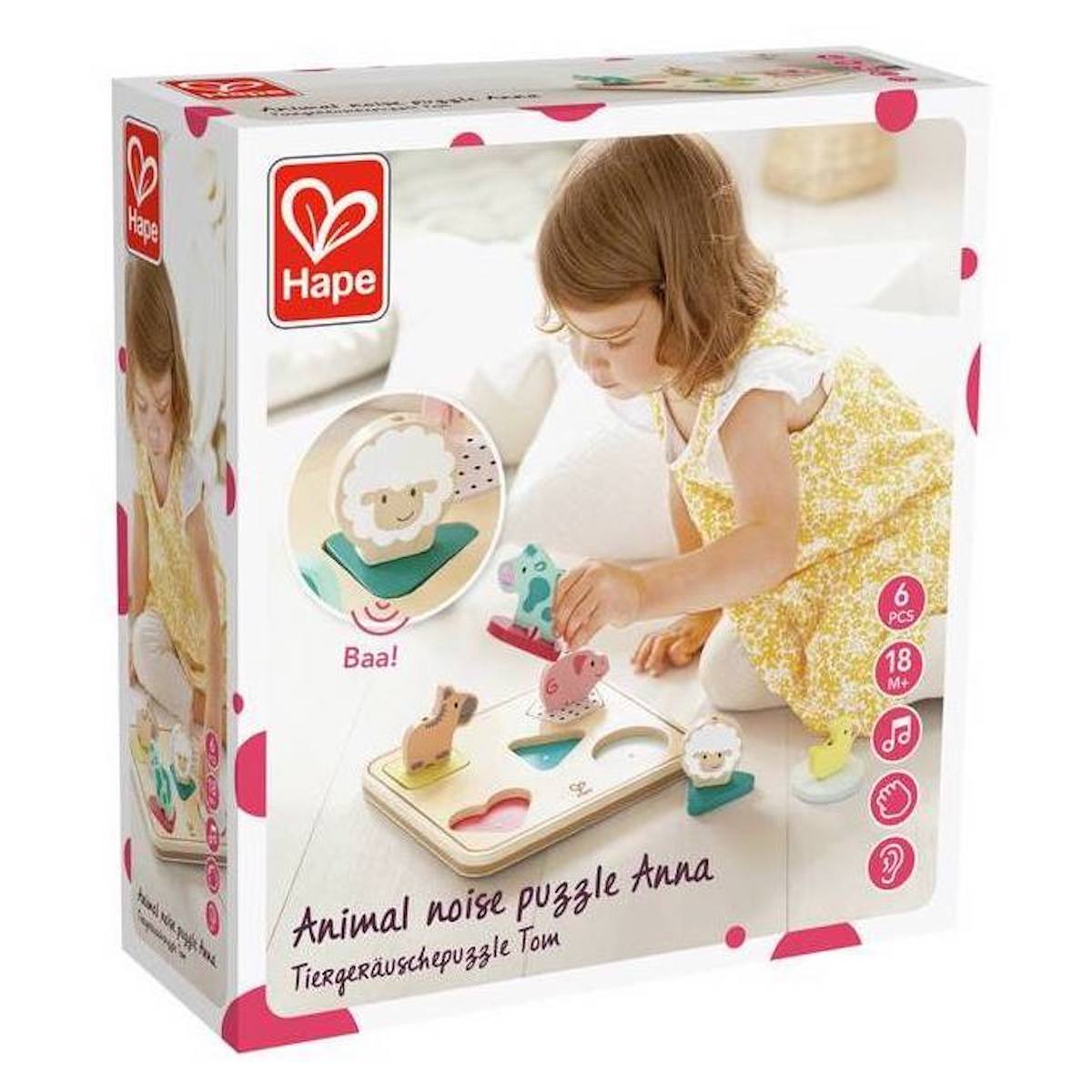 Puzzle Tiergeräusche Hape