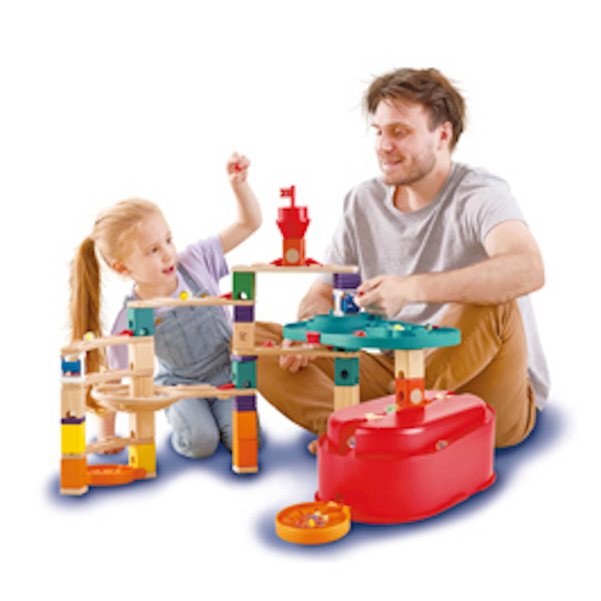 Quadrilla Baukasten Behälter-Set Hape