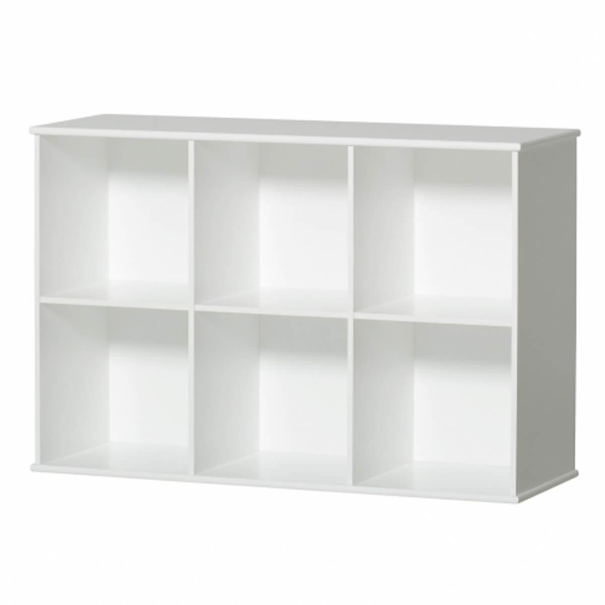 Regal 106x71cm WOOD Oliver Furniture weiß