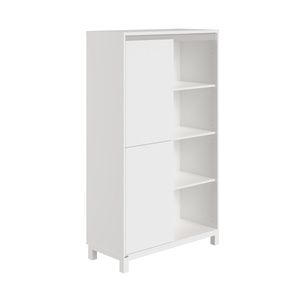 Regal 2 Ports links 4 offene Fächer OLLI Paidi weiß schiefergrau