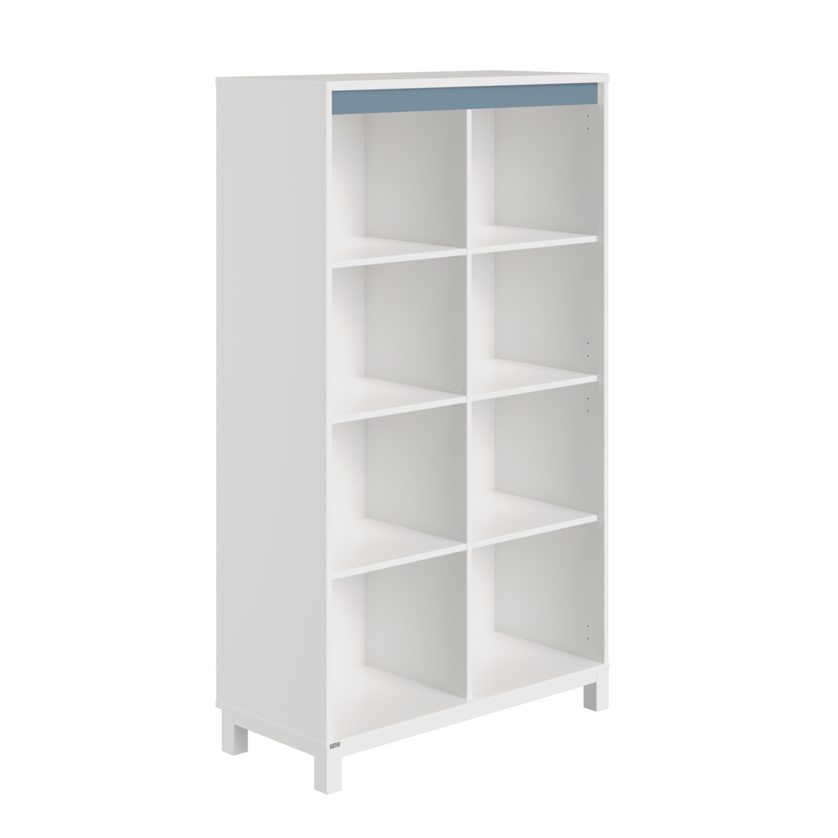 Regal 8 offene Abteile OLLI Paidi weiß blau matt