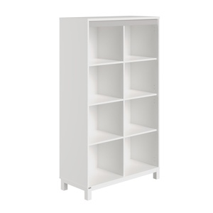 Regal 8 offene Abteile OLLI Paidi weiß schiefergrau