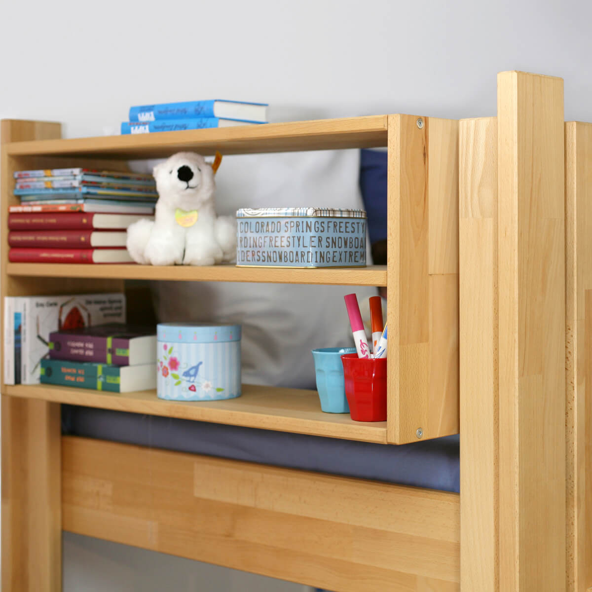 Regal small Bettbefestigung DESTYLE de Breuyn natürlich