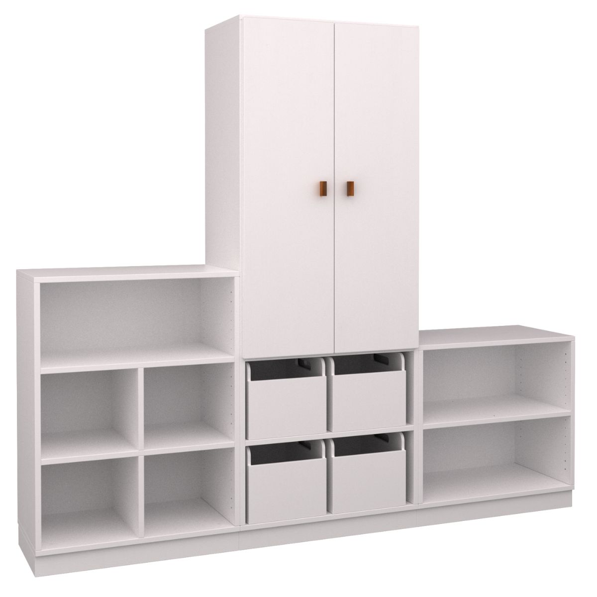 Regalkombination 3 DELUXE de Breuyn weiß