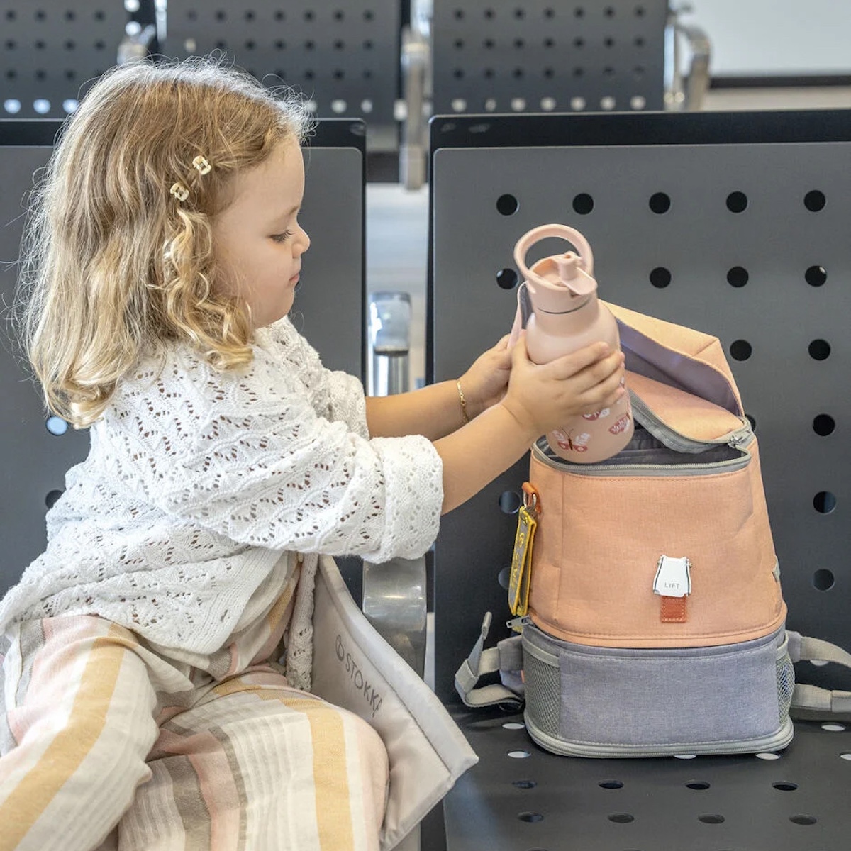 Reise-Set BEDBOX Stokke Coral Pink