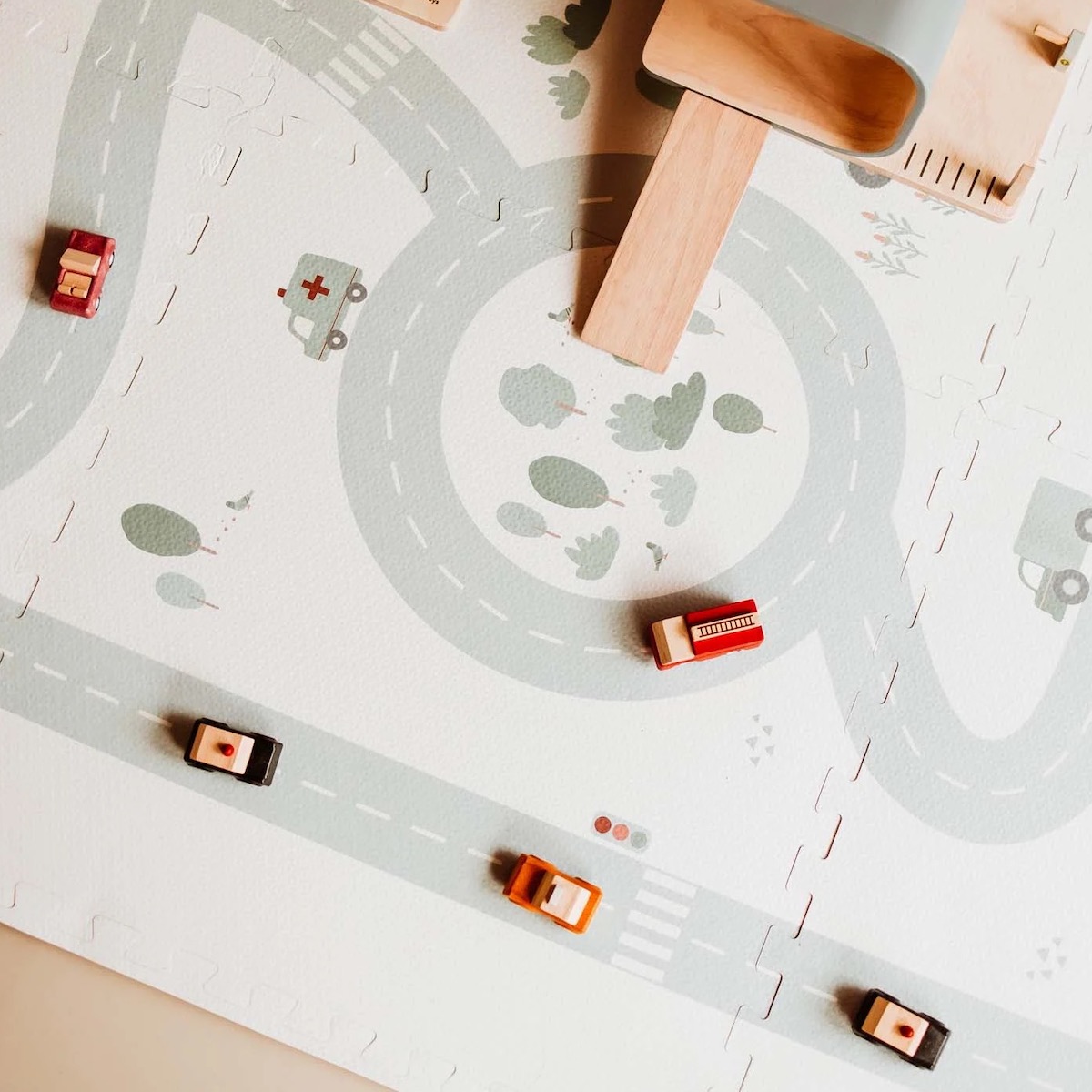 Road EEVAA Play&go grau, grün, orange