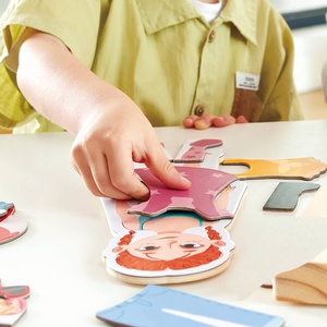 Rompecabezas magntico para vestir Hape