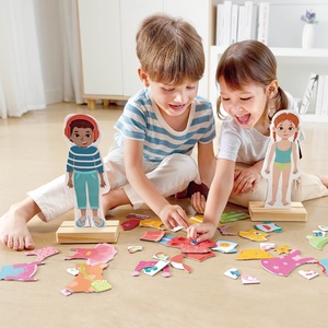 Rompecabezas magntico para vestir Hape