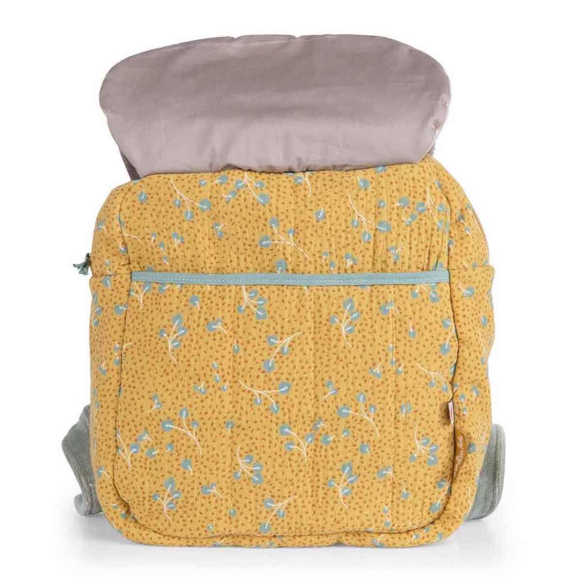 Rucksack Hase TROIS PETITS LAPINS Moulin Roty ocre