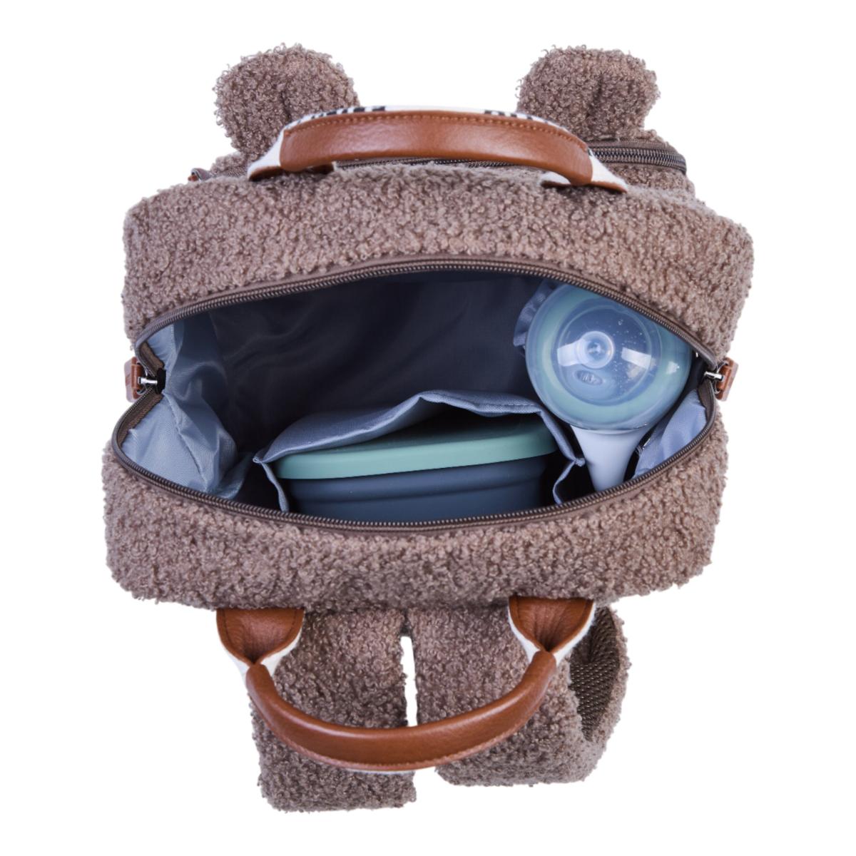 Rucksack MINI CLUB SIGNATURE Childhome Teddy soft brown