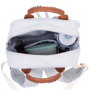 Rucksack mini SIGNATURE Childhome canvas off-white