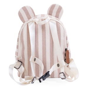 Rucksack MY FIRST BAG STREIFEN Childhome nunde Terracotta
