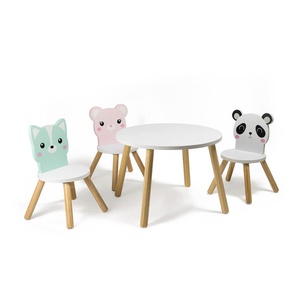 Runder Kindertisch aus Holz 60cm KIRUMY Eurekakids